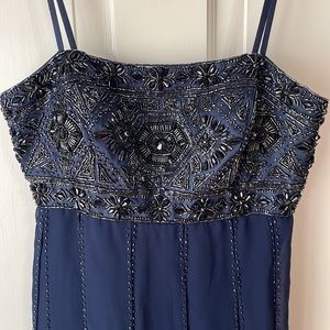 NWOT SUEWONG DARK BLUE DRESS IN SIZE 0